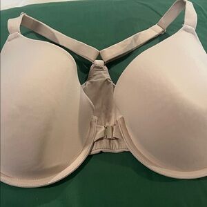 Auden 38 D ladies tan colored t back bra